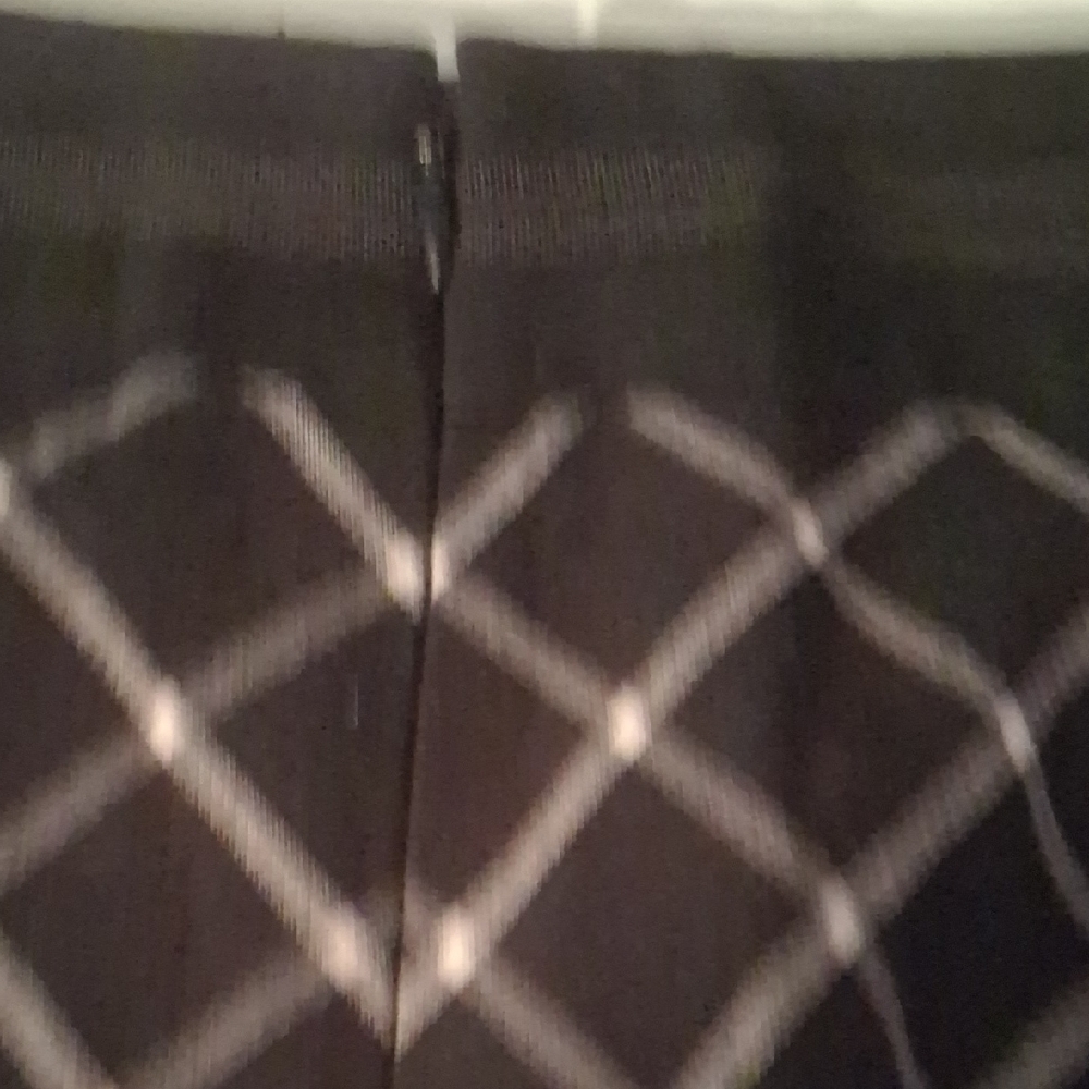The Limited Black Plaid A-Line Midi Skirt Size 6 Career Neutral Classic - Picture 11 of 11